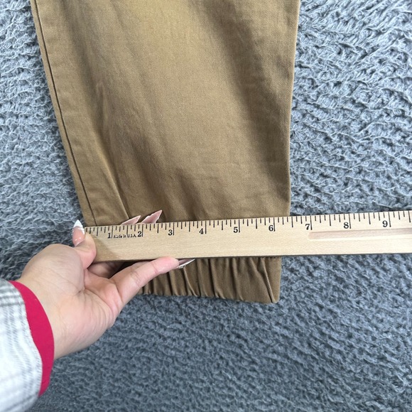 Old Navy Built-In Flex Pant Mens L Brown Jogger Tapered Leg Drawstring Workwear - Picture 8 of 9